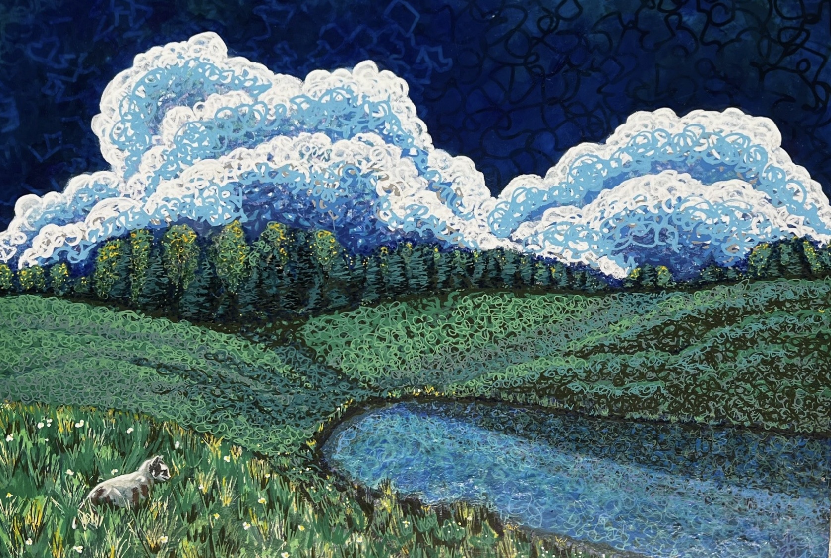Beneath Scripted Skies by Andrea Krahn