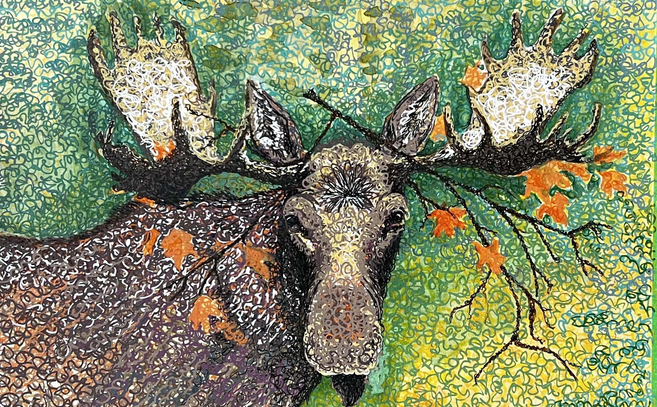 Bruce the Moose by Andrea Krahn